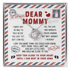 Mommy-Little Face To My Mom - Love Knot Necklace