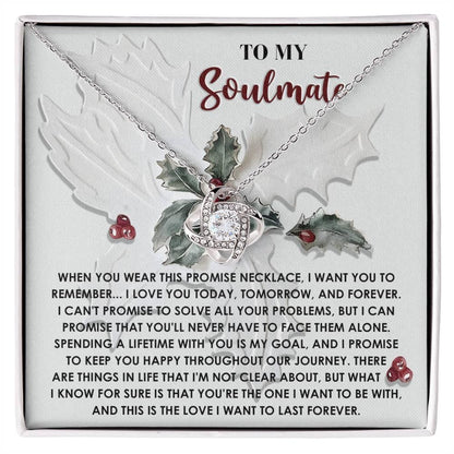 Gift for Soulmate - To Be With You - Love Knot Pendant Necklace - Mallard Moon Gift Shop