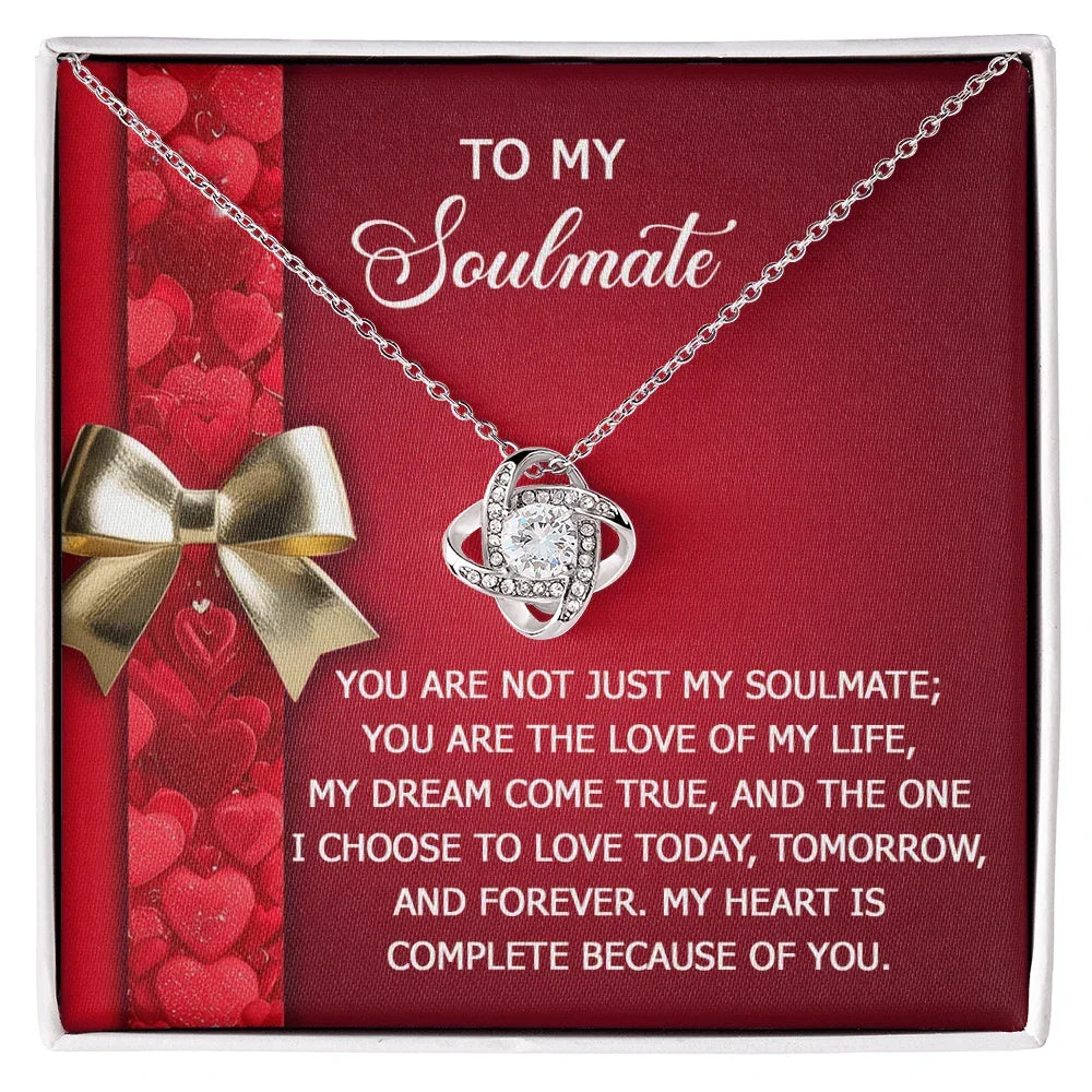 To My Soulmate Necklace - Express Your Love That Lasts Forever