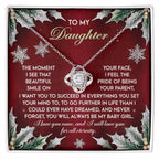 Gift for Daughter - All Eternity - Love Knot Pendant Necklace