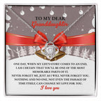 Gift for Granddaughter - Most Memorable Parts of My Life Story - Love Knot Pendant Necklace