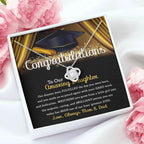 Daughter Graduation Jewelry Necklace with Message Card from Mom and Dad - You Made Us So Proud
