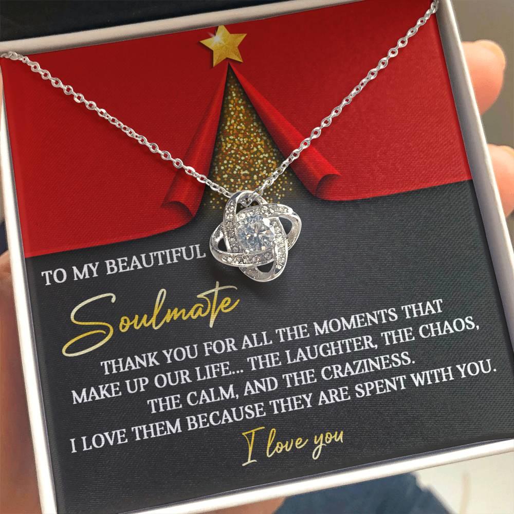 Gift for Soulmate - The Moments - Love Knot Pendant Necklace - Mallard Moon Gift Shop