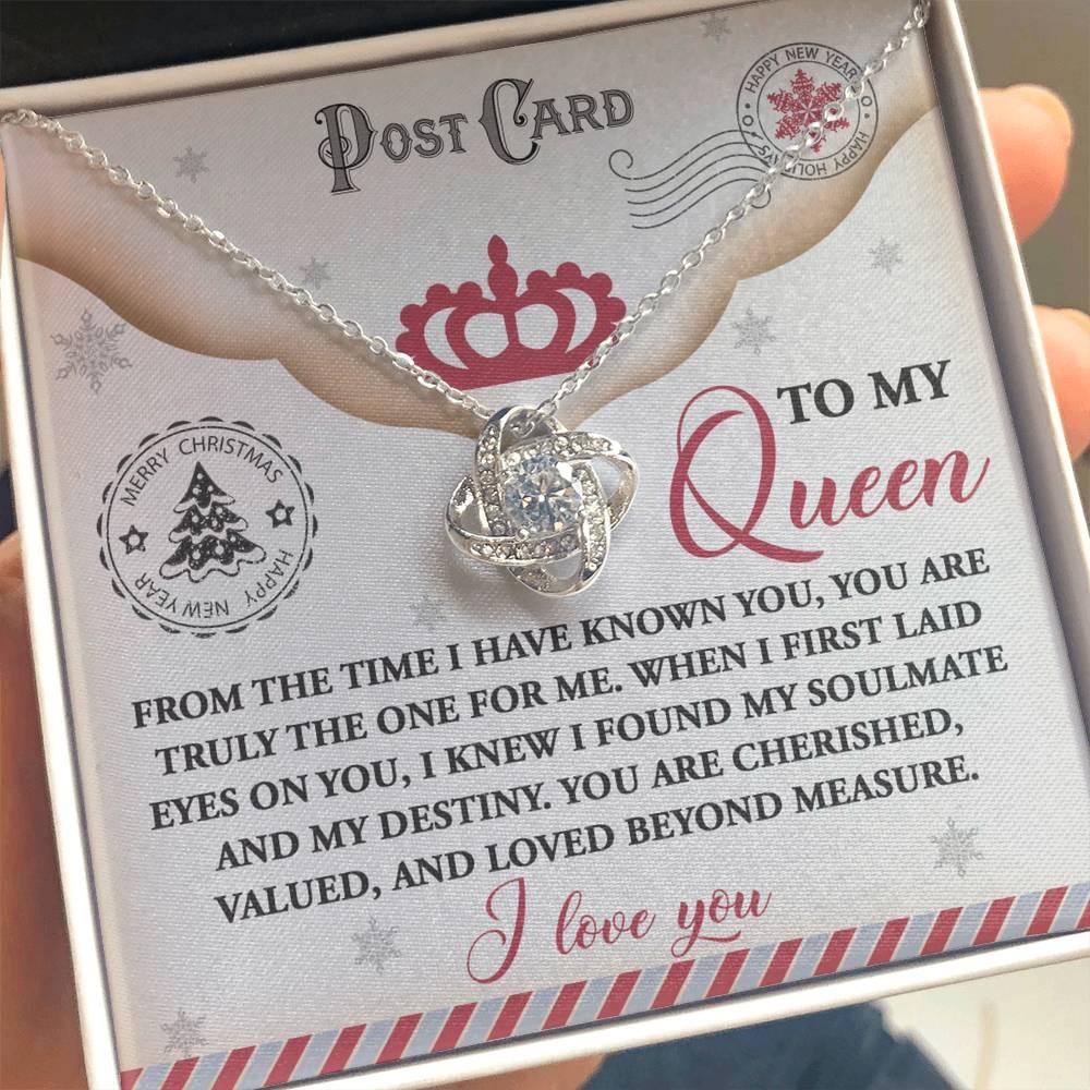 Gift for Soulmate - The One - Love Knot Pendant Necklace - Mallard Moon Gift Shop