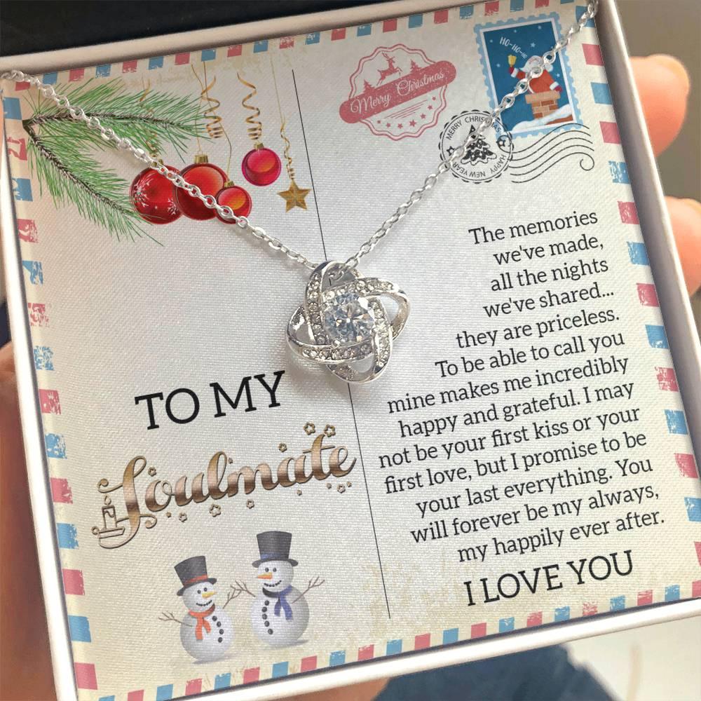 Gift for Soulmate - Last Everything - Love Knot Pendant Necklace - Mallard Moon Gift Shop