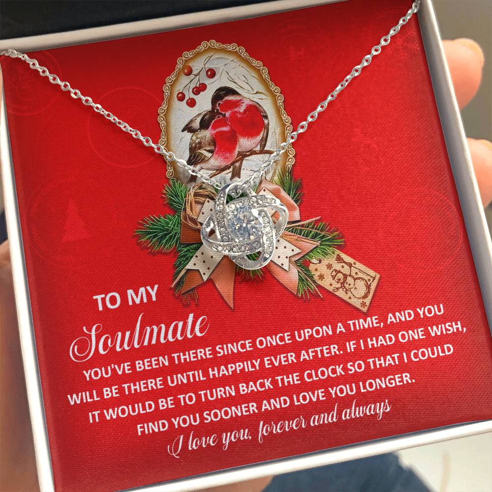 Gift for Soulmate - Once Upon - Love Knot Pendant Necklace - Mallard Moon Gift Shop