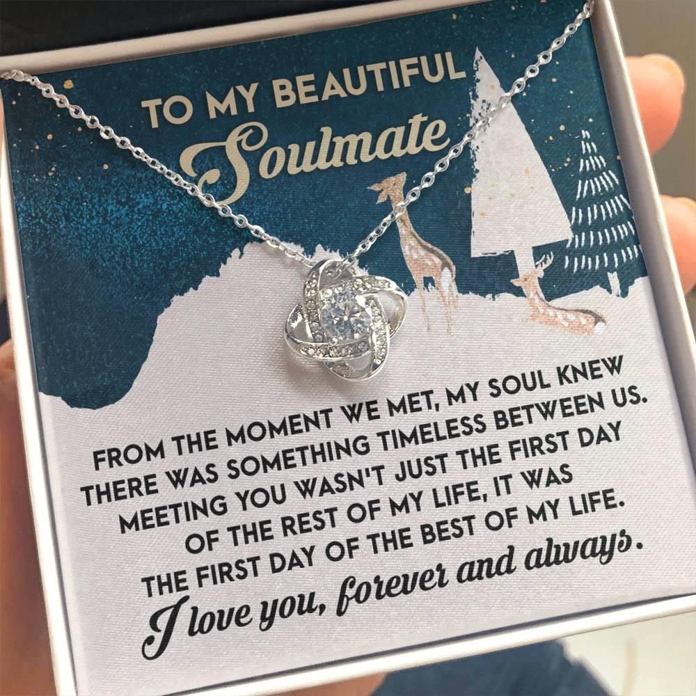 Gift for Soulmate - Between Us - Love Knot Pendant Necklace - Mallard Moon Gift Shop