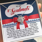 Gift for Soulmate - Have Each Other - Love Knot Pendant Necklace