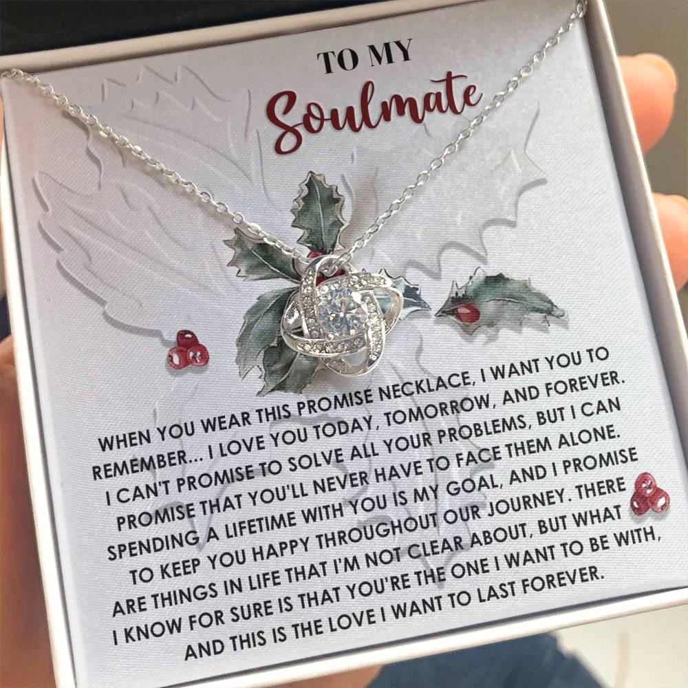 Gift for Soulmate - To Be With You - Love Knot Pendant Necklace - Mallard Moon Gift Shop