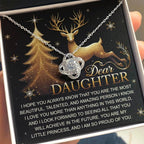 Gift for Daughter - In This World - Love Knot Pendant Necklace