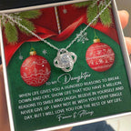 Gift for Daughter - Million Reasons - Love Knot Pendant Necklace