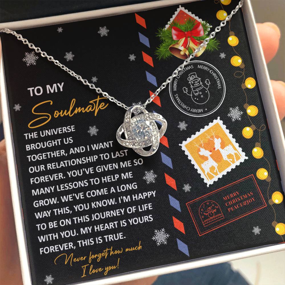 Gift for Soulmate - This Is True - Love Knot Pendant Necklace - Mallard Moon Gift Shop