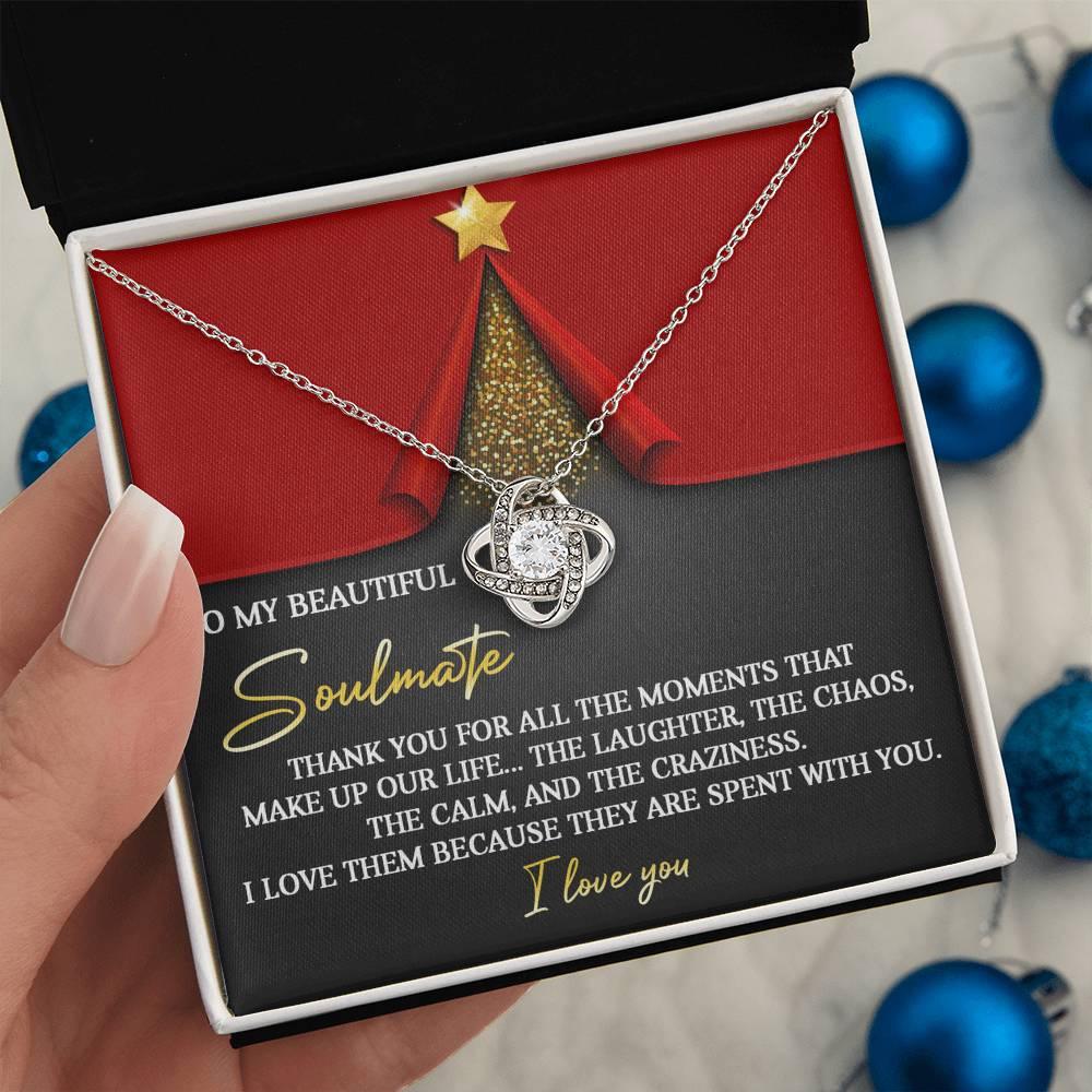 Gift for Soulmate - The Moments - Love Knot Pendant Necklace - Mallard Moon Gift Shop