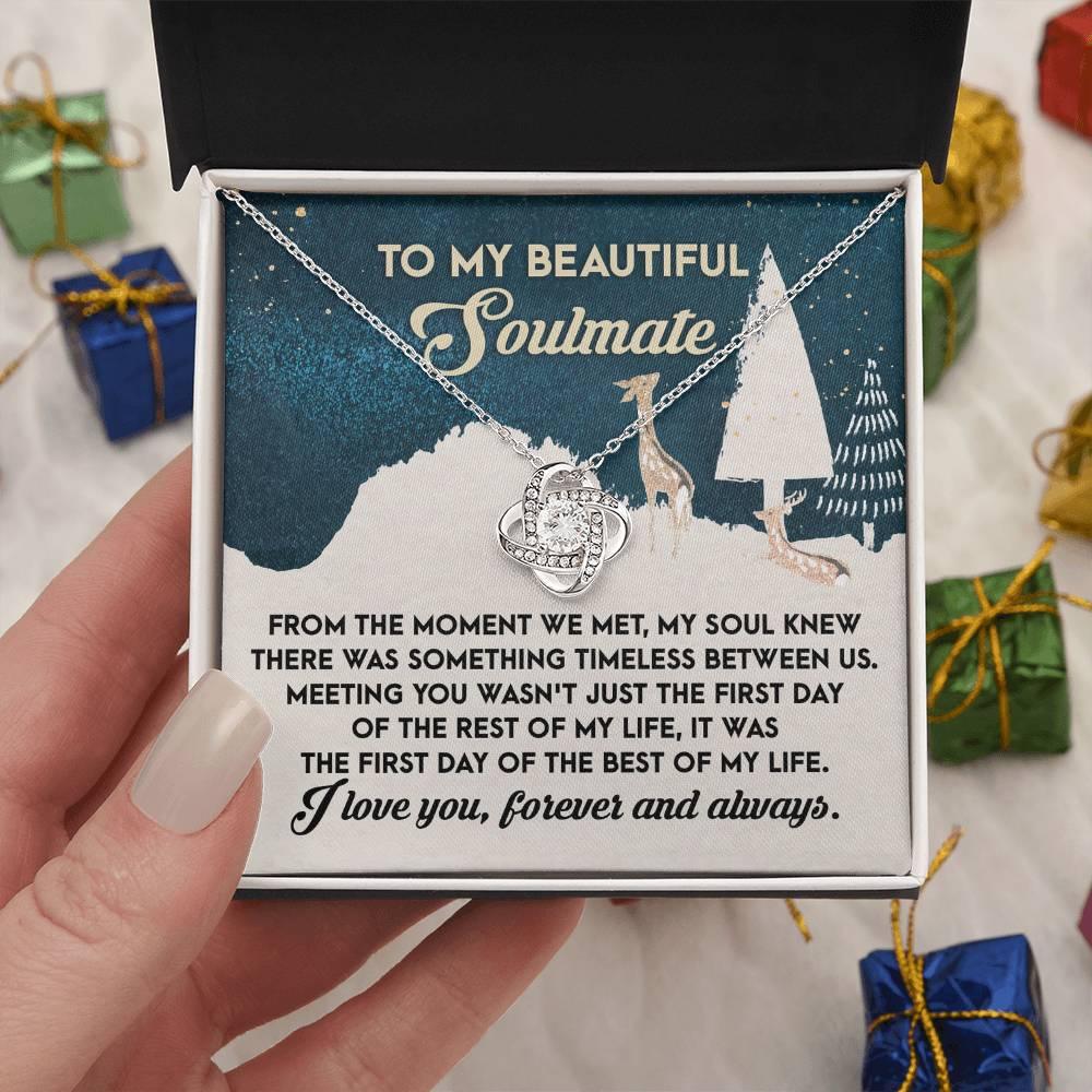 Gift for Soulmate - Between Us - Love Knot Pendant Necklace - Mallard Moon Gift Shop