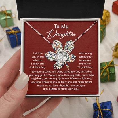 Gift for Daughter - To Be True - Love Knot Pendant Necklace - Mallard Moon Gift Shop