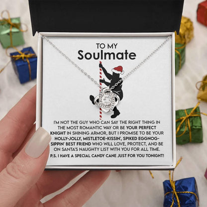 Gift for Soulmate - For All Time - Love Knot Pendant Necklace - Mallard Moon Gift Shop