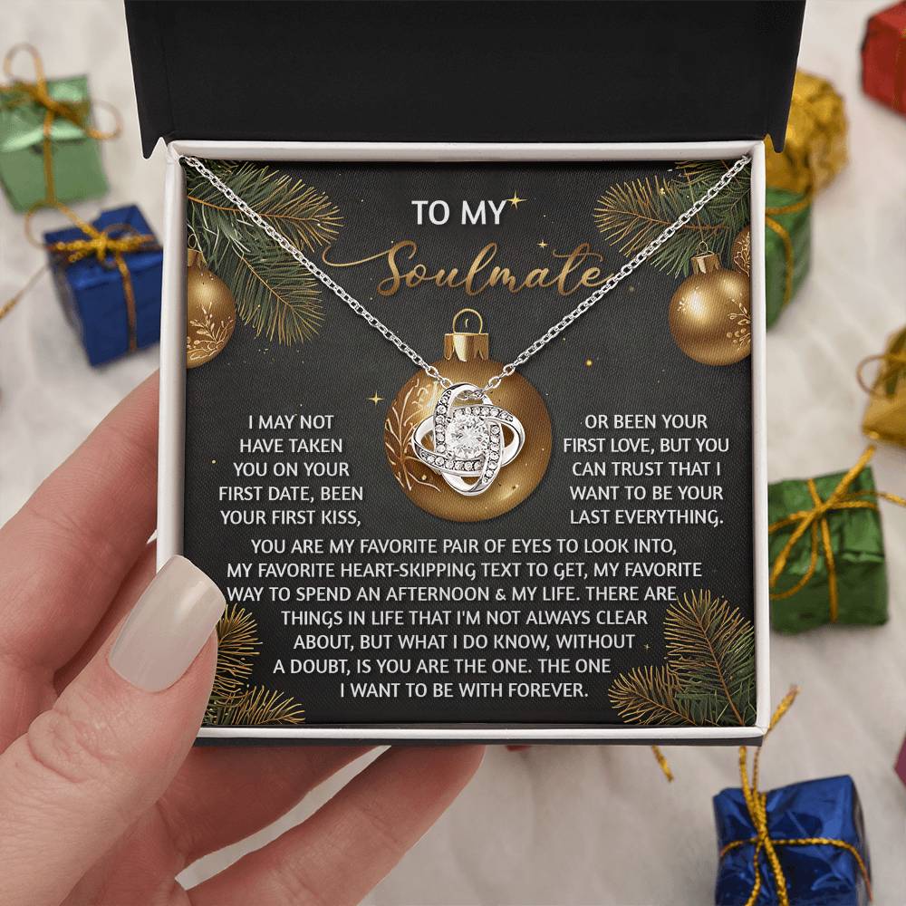 Gift for Soulmate - Without A Doubt - Love Knot Pendant Necklace - Mallard Moon Gift Shop