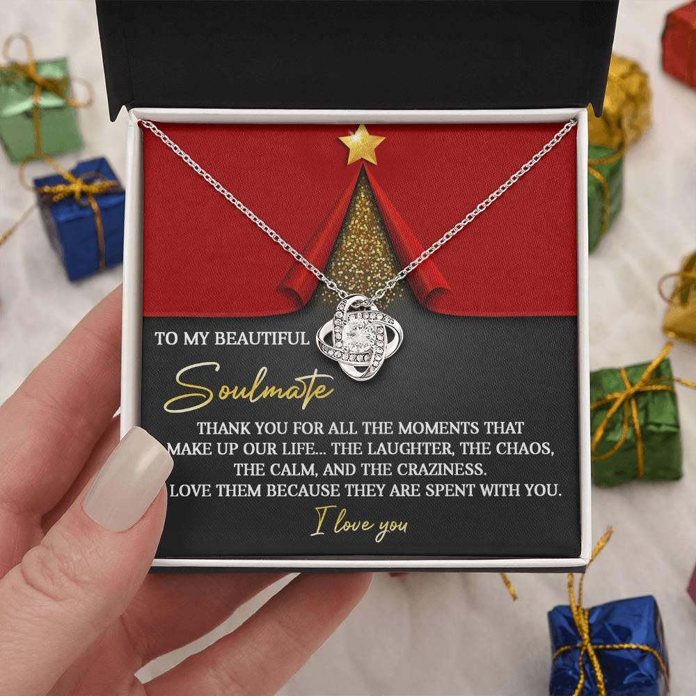 Gift for Soulmate - The Moments - Love Knot Pendant Necklace - Mallard Moon Gift Shop