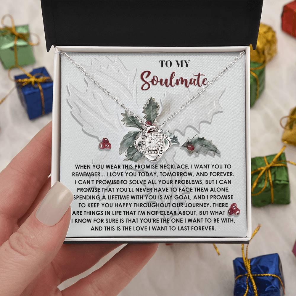 Gift for Soulmate - To Be With You - Love Knot Pendant Necklace - Mallard Moon Gift Shop