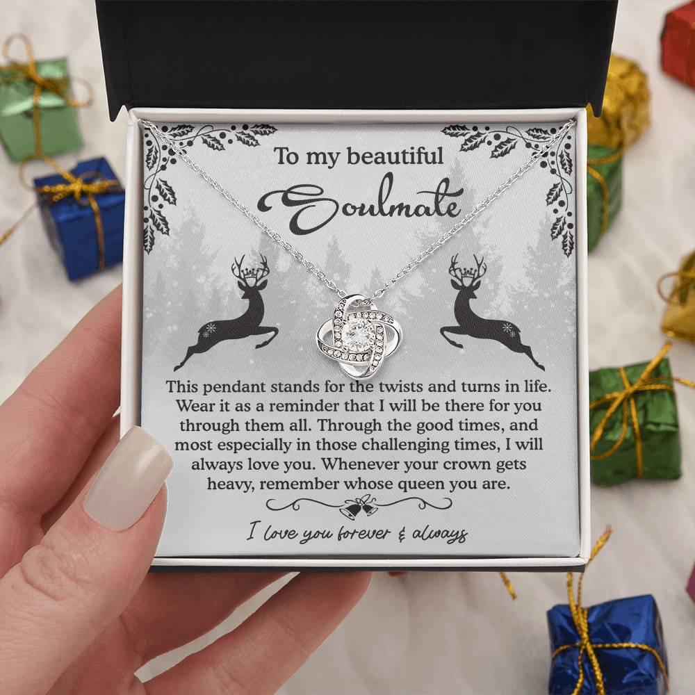 Gift for Soulmate - A Reminder - Love Knot Pendant Necklace - Mallard Moon Gift Shop