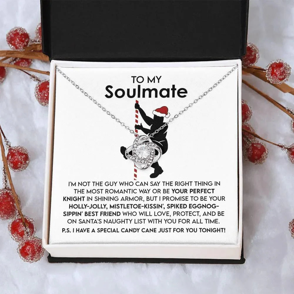 Gift for Soulmate - For All Time - Love Knot Pendant Necklace