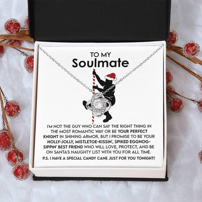 Gift for Soulmate - For All Time - Love Knot Pendant Necklace - Mallard Moon Gift Shop