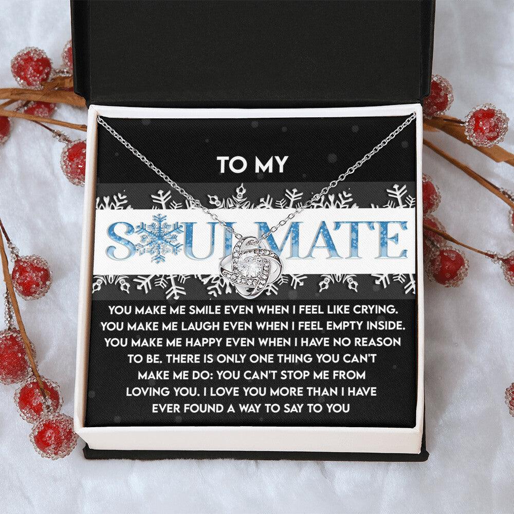 Gift for Soulmate - Loving You - Love Knot Pendant Necklace - Mallard Moon Gift Shop