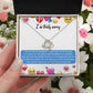 Apology Gift for Girlfriend, Wife, Soulmate - Sorry, How Deeply Sorry - Love Knot Pendant Necklace - Mallard Moon Gift Shop