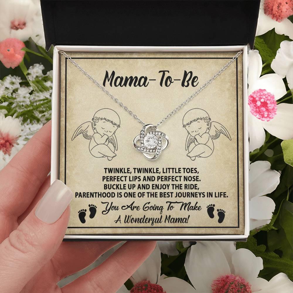 Mama To Be-Enjoy The Ride To My Mom - Love Knot Necklace - Mallard Moon Gift Shop