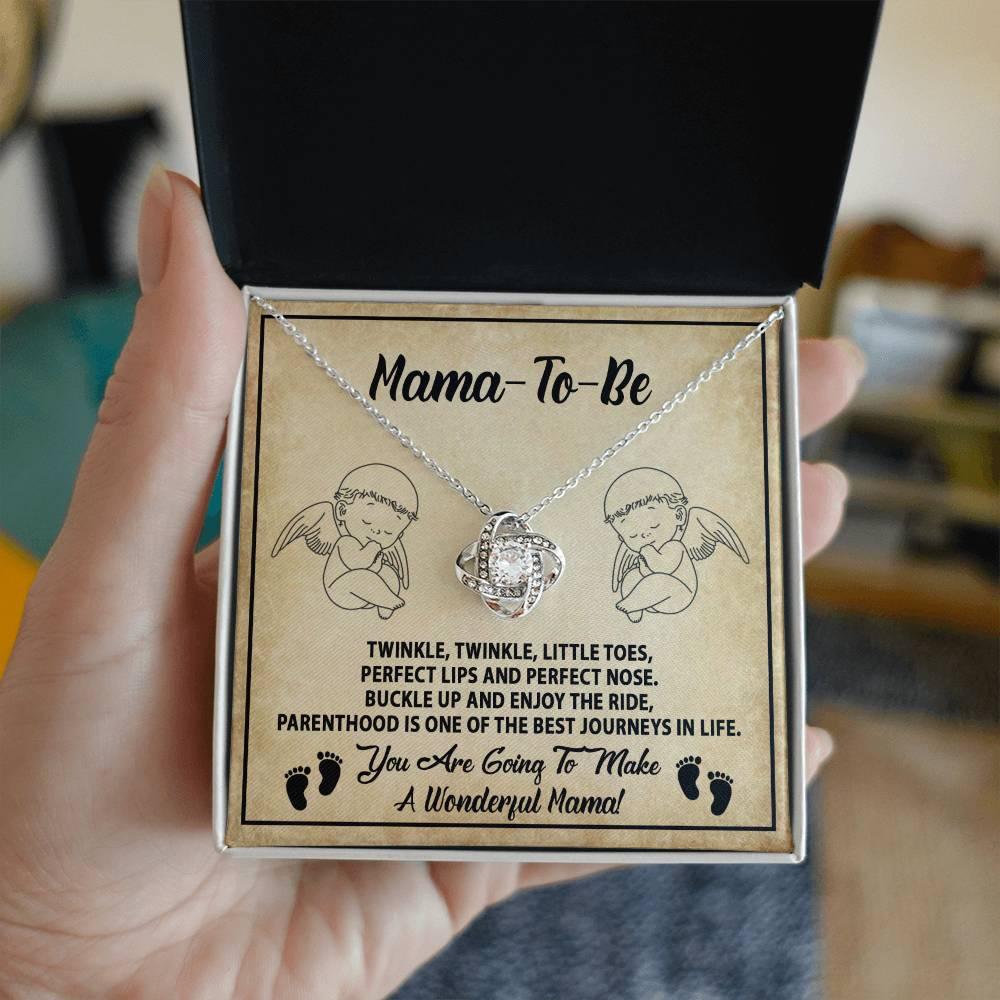 Mama To Be-Enjoy The Ride To My Mom - Love Knot Necklace - Mallard Moon Gift Shop