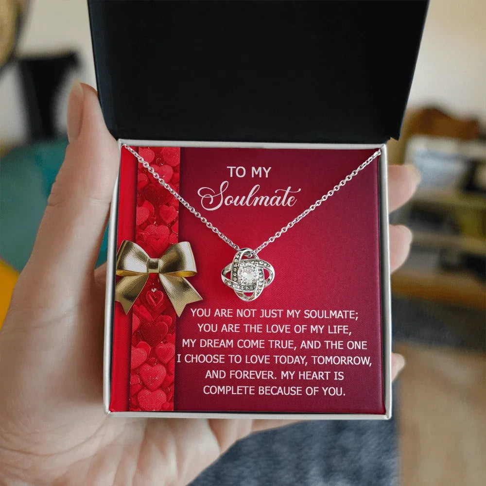 To My Soulmate Necklace - Express Your Love That Lasts Forever