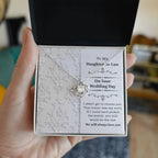 Daughter-In-Law Wedding Day Gift My Son Chose You Love Knot Pendant Necklace