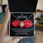 Gift for Mom You Are My Hero Love Knot Necklace