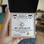 Best Butt & Endless Love Certified! Funny Love Knot Necklace Valentine's Day Gift