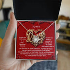 Romantic Valentine's Day, Anniversary, or Birthday Gift for Soulmate, Wife or Girlfriend Love Knot Pendant Necklace