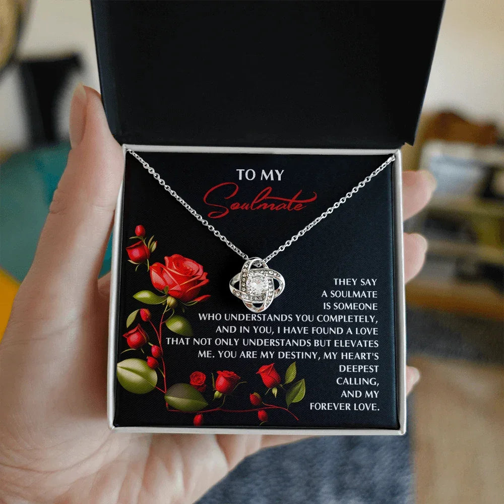 Soulmate Love Knot Necklace – A Timeless Gift for Your Forever Love