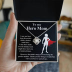 Mom-The Perfect Mother To My Mom - Love Knot Necklace