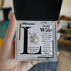 To My Wife Your Last Everything Knot Pendant Necklace