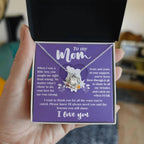 Gift for Mom from Son All the Ways You've Cared - Love Knot Necklace