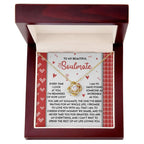 Romantic Anniversary, Valentine's Day Gift for Soulmate, Wife, Girlfriend - Waiting My Whole Life - Love Knot Pendant Necklace