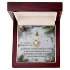 Gift for Mother-in-Law - Motherly Advice - Love Knot Pendant Necklace
