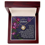 Romantic Anniversary, Valentine's Day Gift for Soulmate, Wife, Girlfriend - Unspoken Promise - Love Knot Pendant Necklace