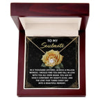 Romantic Anniversary, Valentine's Day Gift for Soulmate, Wife, Girlfriend - Beautiful Memory - Love Knot Pendant Necklace
