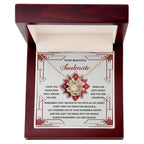 Gift for Soulmate - You Are Enough - Love Knot Pendant Necklace