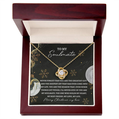 Gift for Soulmate - Greatest Gift - Love Knot Pendant Necklace - Mallard Moon Gift Shop