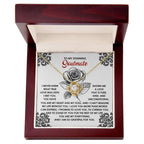 To My Stunning Soulmate Love Knot Necklace – A Romantic Gift to Cherish and Celebrate Unconditional Love