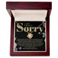 Apology Gift for Girlfriend, Wife, Soulmate - Sorry, Best Of Me - Love Knot Pendant Necklace - Mallard Moon Gift Shop