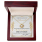 Maid Of Honor Wedding Day Gift - Certificate Of Achievement - Love Knot Pendant Necklace - Mallard Moon Gift Shop