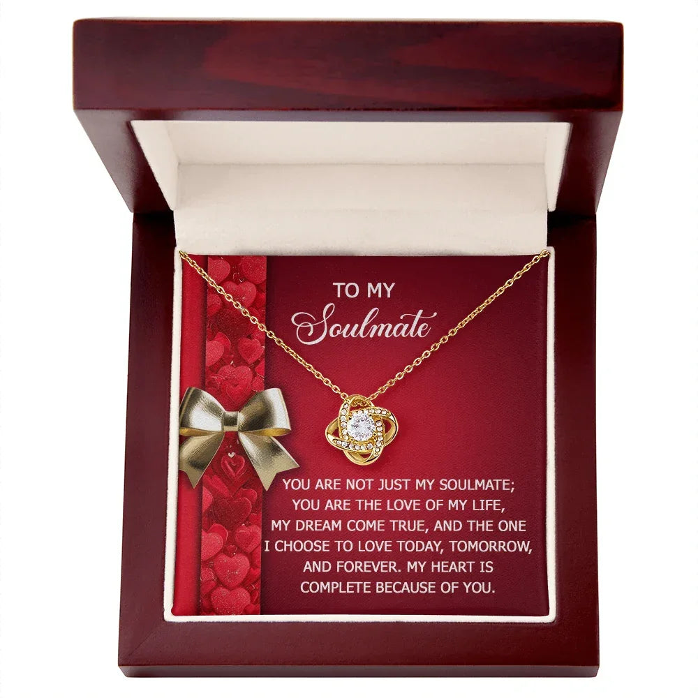 To My Soulmate Necklace - Express Your Love That Lasts Forever