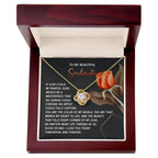 Romantic Gift for Soulmate, Wife or Girlfriend - Valentine's Day, Anniversary, or Birthday - Masterpiece Love Knot Pendant Necklace Soulmate